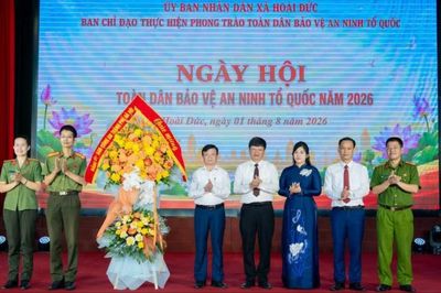 Ngày hội toàn dân bảo vệ an ninh Tổ quốc xã Hoài Đức
