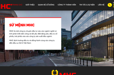 Doanh thu 'sụt' giảm tới 99,8%, Công ty MHC (MHC) báo lỗ sau nhiều năm có lãi