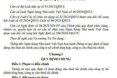 Từ 15/8/2026: Tăng gấp 4 lần khoản cho thuê tài chính giá trị nhỏ