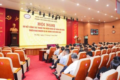 Ngành ngân hàng triển khai 550 cuộc thanh tra trong 6 tháng đầu năm