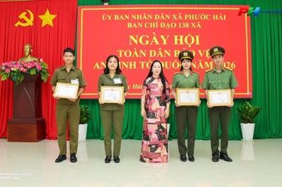 Sôi nổi Ngày hội Toàn dân bảo vệ an ninh Tổ quốc năm 2026 tại xã Phước Hải