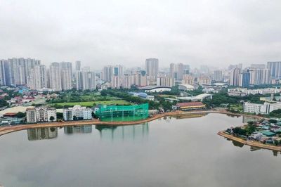 Hồ điều hòa mới phát huy hiệu quả chống ngập phía Tây Hà Nội