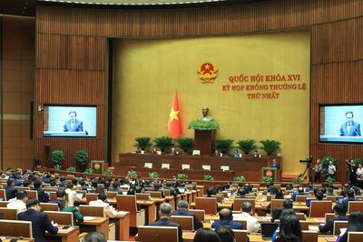 KHAI MẠC KỲ HỌP KHÔNG THƯỜNG LỆ THỨ NHẤT, QUỐC HỘI KHÓA XVI