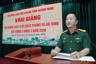 Quảng Ninh nâng cao kiến thức quốc phòng và an ninh cho cán bộ đối tượng 3