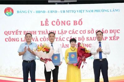 Phường trung tâm TP Hà Nội thành lập Trường liên cấp Huỳnh Thúc Kháng