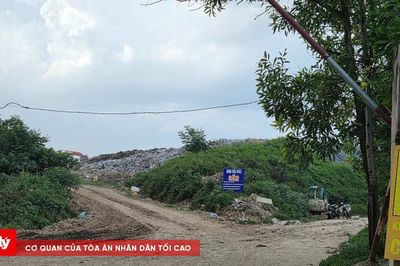 Dừng vận chuyển, tập kết rác tại bãi rác Sầm Sơn