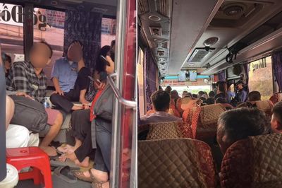 Chở 51 người trên xe 29 chỗ về Hà Nội, chủ xe và tài xế bị phạt 33 triệu đồng