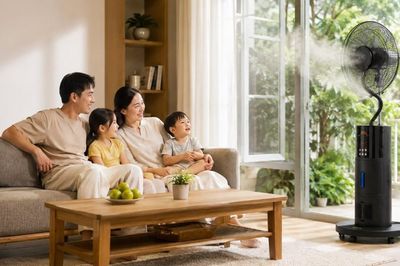 Dùng quạt phun sương sai cách có thể gây hại sức khỏe: Những điều cần biết