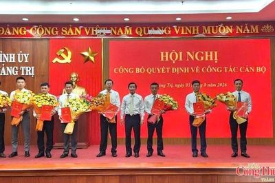 Quảng Trị điều động, bổ nhiệm 8 cán bộ lãnh đạo