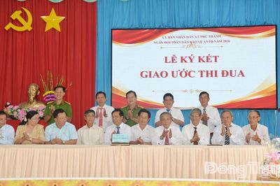 PHÚ THÀNH: Thế trận lòng dân vững chắc trong phong trào bảo vệ an ninh Tổ quốc
