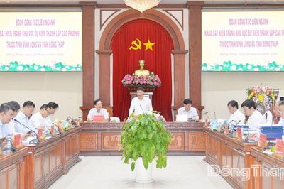 Đoàn công tác liên ngành làm việc với tỉnh Vĩnh Long và Đồng Tháp