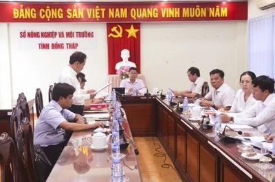 Đoàn Kiểm tra 430 làm việc với Ban Thường vụ Đảng ủy Sở Nông nghiệp và Môi trường