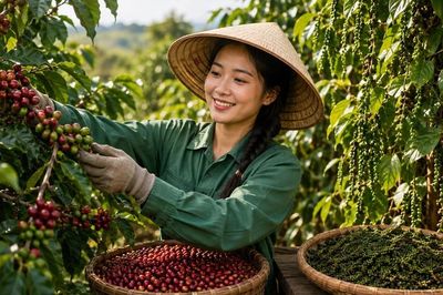 Giá cà phê và hồ tiêu hôm nay 3/8 chưa ghi nhận biến động mới
