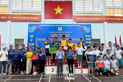 Bế mạc Hội thao công nhân, viên chức, lao động tỉnh Khánh Hòa năm 2026