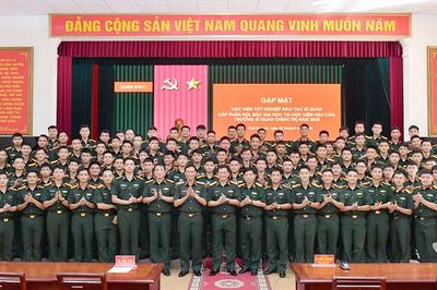 Quân khu 1: Gặp mặt, giao nhiệm vụ cho 110 sĩ quan cấp phân đội