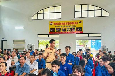 Thái Nguyên: Đào tạo kỹ năng lái xe mô tô, xe gắn máy an toàn tại phường Tích Lương