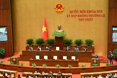 Ngày làm việc đầu tiên Kỳ họp không thường lệ thứ Nhất, Quốc hội khóa XVI