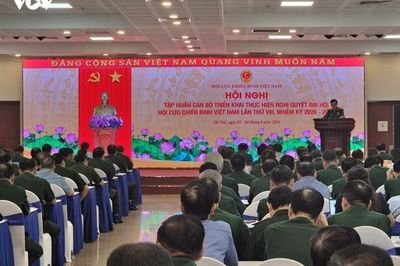 Gần 400 cán bộ Hội Cựu chiến binh tập huấn triển khai Nghị quyết Đại hội lần thứ VIII