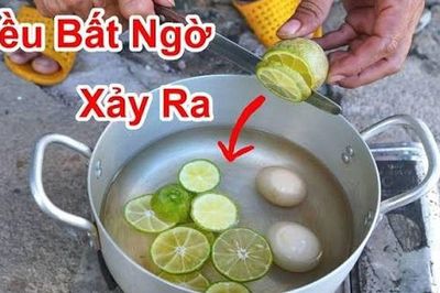 Lợi ích tuyệt vời của việc cho vài lát chanh tươi vào nồi luộc trứng
