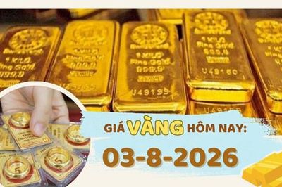 Giá vàng hôm nay 3-8: SJC đi ngang, vàng thế giới tăng nhẹ