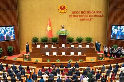 Quốc hội khóa XVI khai mạc kỳ họp không thường lệ thứ nhất