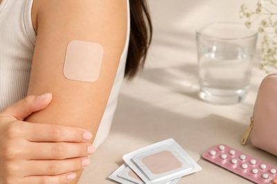 Miếng dán tránh thai dùng 1 lần/tuần