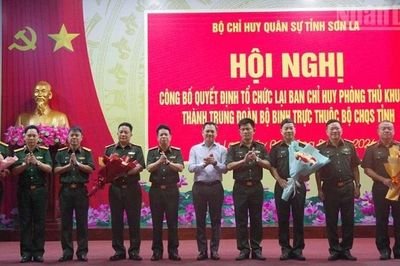 Thành lập 2 Trung đoàn Bộ binh trực thuộc Bộ Chỉ huy quân sự tỉnh Sơn La