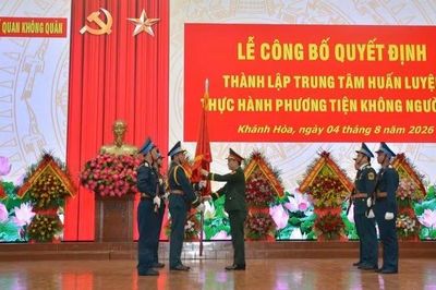 Thành lập Trung tâm huấn luyện phương tiện không người lái tại Trường Sĩ quan Không quân