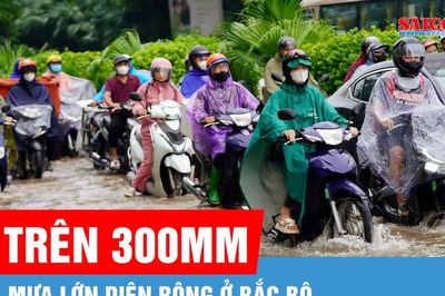 Cảnh báo mưa lớn diện rộng ở Bắc bộ và Bắc Trung bộ từ chiều 4-8