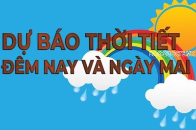 Dự báo thời tiết tối hôm nay ngày mai (5/8): Bắc Bộ mưa vừa, mưa to, cục bộ mưa rất to, nguy cơ lũ quét, sạt lở, sụt lún đất