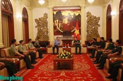 Thiếu tướng Nguyễn Văn Thiện chủ trì tiếp Đoàn công tác Biên phòng, Bộ Quốc phòng Trung Quốc