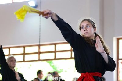 Ngắm các 'bóng hồng' hội tụ về Gia Lai, khoe thế võ uy lực đẹp mắt
