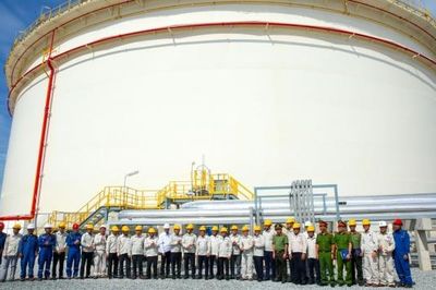Năng lực tồn chứa dầu thô của NMLD Dung Quất tăng thêm 12,5%