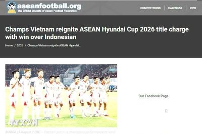ASEAN Cup 2026: Đội tuyển Việt Nam tạo 'cơn địa chấn' trên truyền thông khu vực