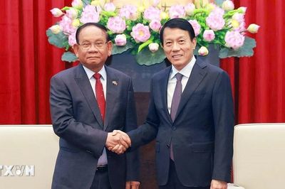 Bộ trưởng Bộ Công an Lương Tam Quang tiếp Quốc vụ khanh Bộ Nội vụ Campuchia