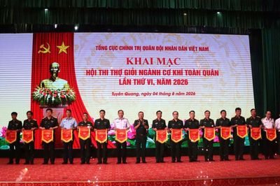 Khai mạc Hội thi Thợ giỏi ngành Cơ khí toàn quân lần thứ VI