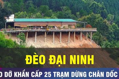 18 GIỜ NGÀY 4-8: Xóa loạt trạm dừng không phép trên đèo Đại Ninh
