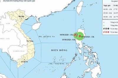 Xuất hiện áp thấp nhiệt đới trên Biển Đông