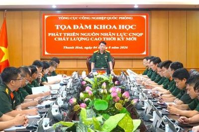 Phát triển nhân lực công nghiệp quốc phòng chất lượng cao thời kỳ mới