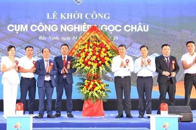 Bắc Ninh: Khởi công Cụm công nghiệp Ngọc Châu tổng vốn đầu tư khoảng 1.000 tỷ đồng