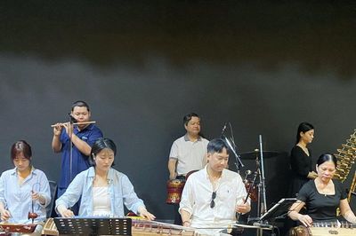 Các nghệ sĩ Đà Nẵng và Hàn Quốc hợp luyện biểu diễn nghệ thuật chung