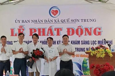 Xã Quế Sơn Trung triển khai khám sức khỏe miễn phí cho 4.531 người dân