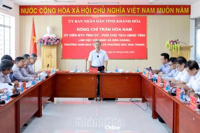 Phó Chủ tịch UBND tỉnh Trần Hòa Nam làm việc với 3 địa phương về các nhiệm vụ trọng tâm