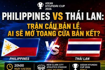 Philippines vs Thái Lan (20h00 ngày 4/8): Trận cầu bản lề, ai sẽ mở toang cửa bán kết?