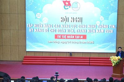 Tỉnh đoàn Lâm Đồng tập huấn kỹ năng số cho đoàn viên, thanh niên năm 2026