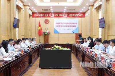 Đoàn giám sát Hội đồng quản lý BHXH Việt Nam làm việc tại tỉnh Ninh Bình
