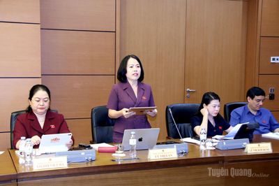 Đoàn ĐBQH tỉnh Tuyên Quang thảo luận tổ, góp ý nhiều nội dung quan trọng vào các dự án luật
