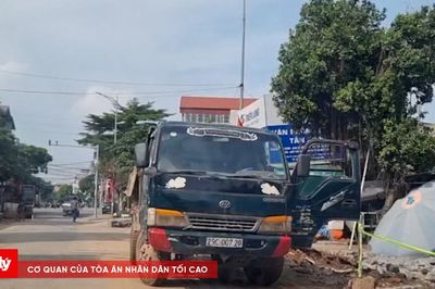 Phúc Thọ (Hà Nội): Từ hiện trường công trình Tỉnh lộ 418 đến hành trình xe chở trạc thải