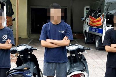 Công an Nghệ An bắt 3 đối tượng trộm xe mô tô