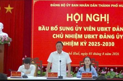 Đảng ủy UBND Tp. Huế kiện toàn bộ máy lãnh đạo nhiệm kỳ 2025 - 2030